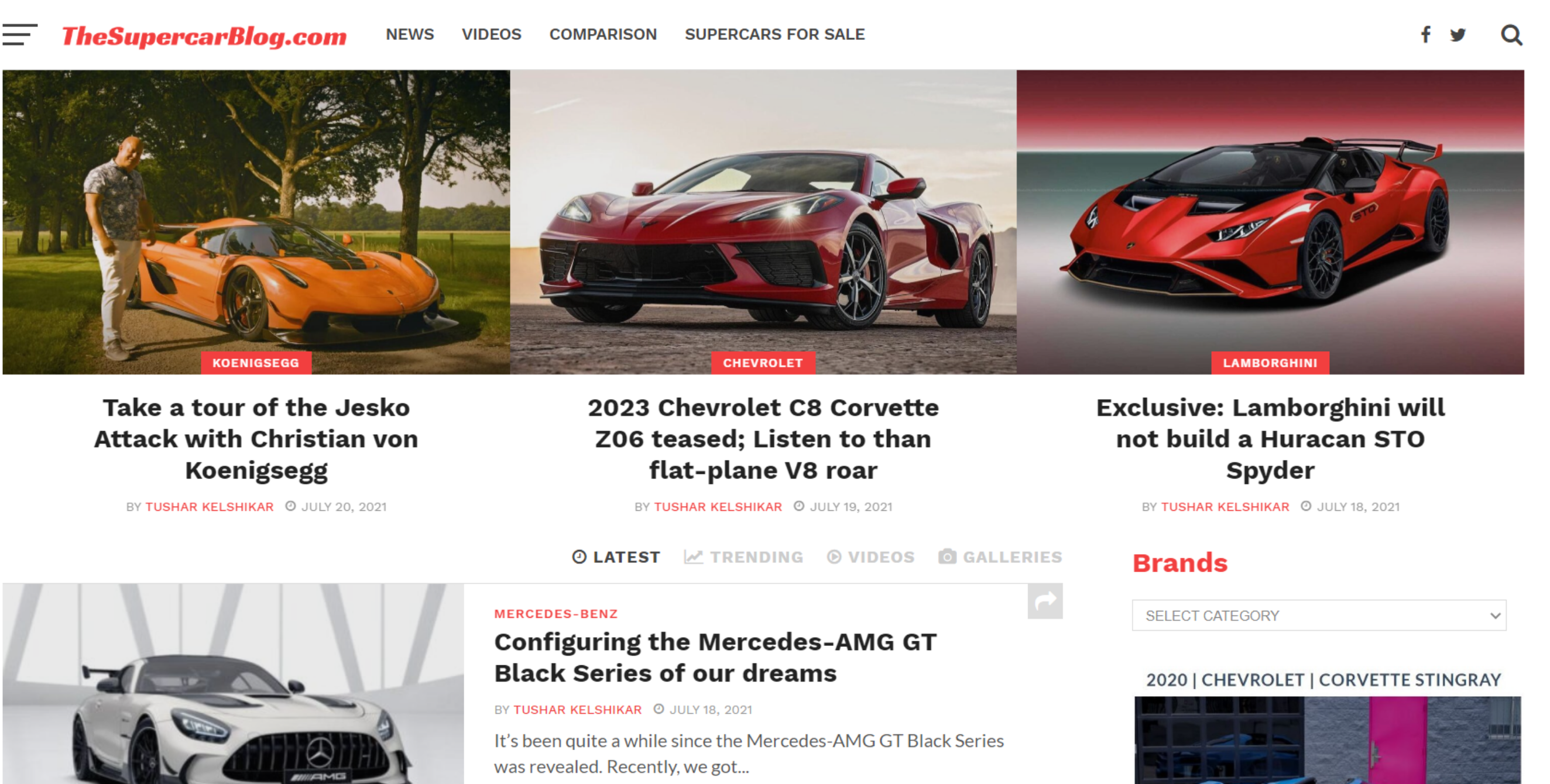 Best 24 Car Blogs The Super Car Blog