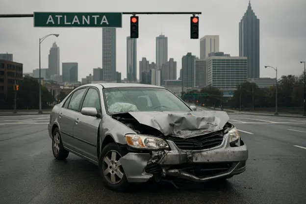 Uninsured car in the Atlanta