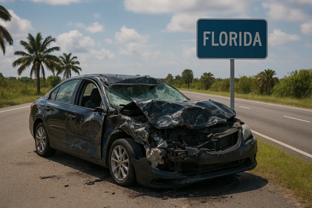 Totaled Car Without Insurance in Florida