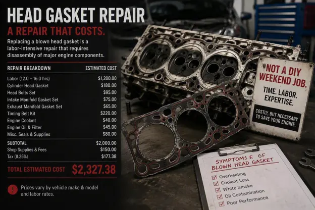 Cost to Repair Head Gasket
