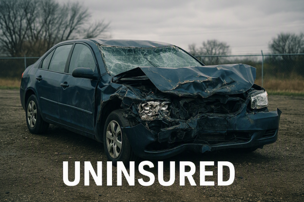 Uninsured Blcak Car outdoor