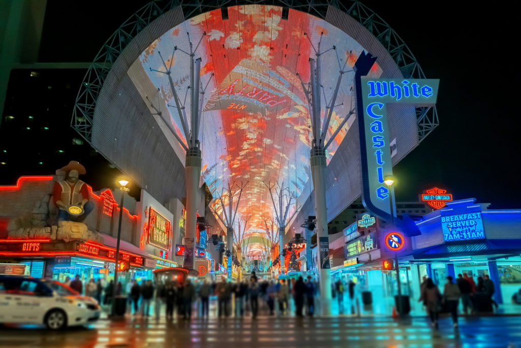 Downtown Vegas photo for location page on CashForCars.com