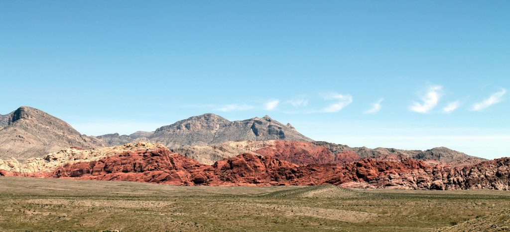 Picturesque landscape of Red Rock Canyon